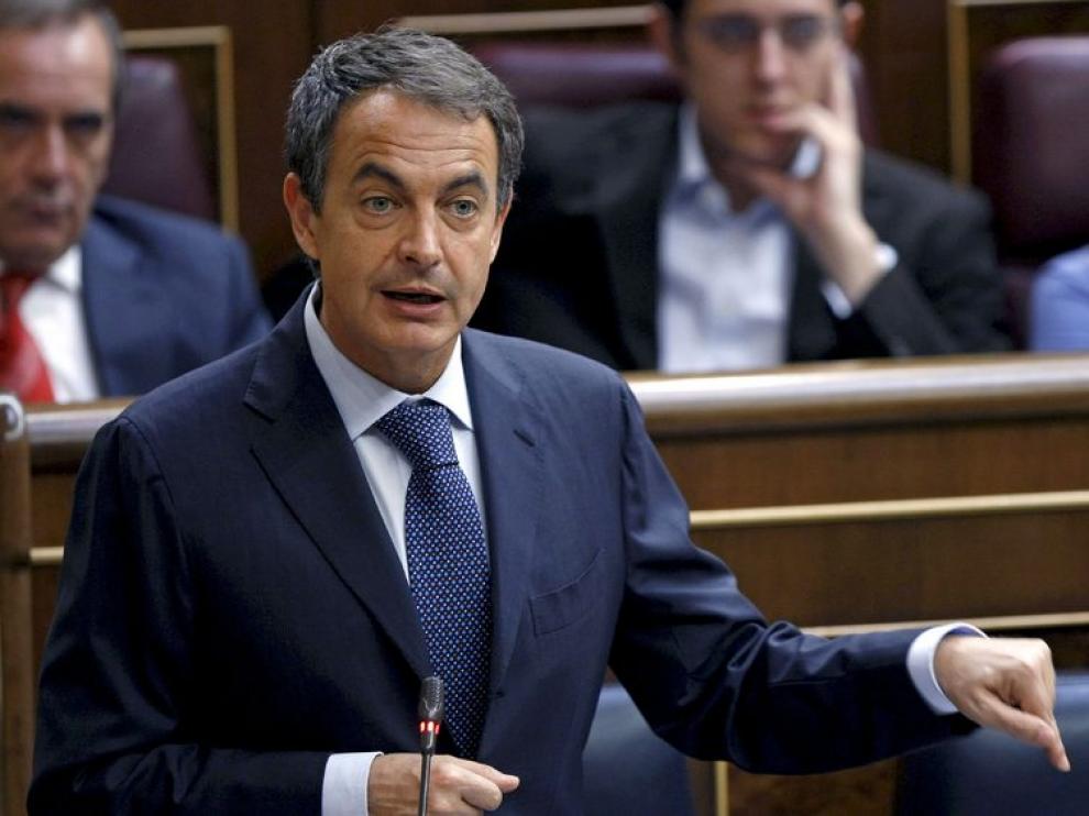 Zapatero en el Congreso en una imagen de archivo