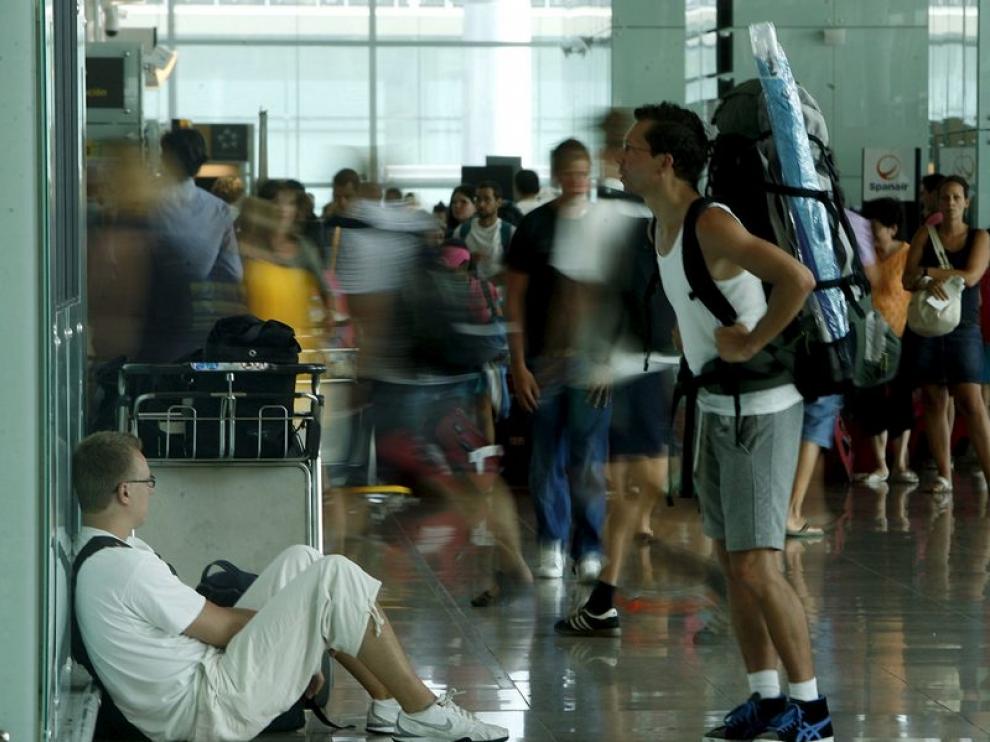 Movimiento en un aeropuerto
