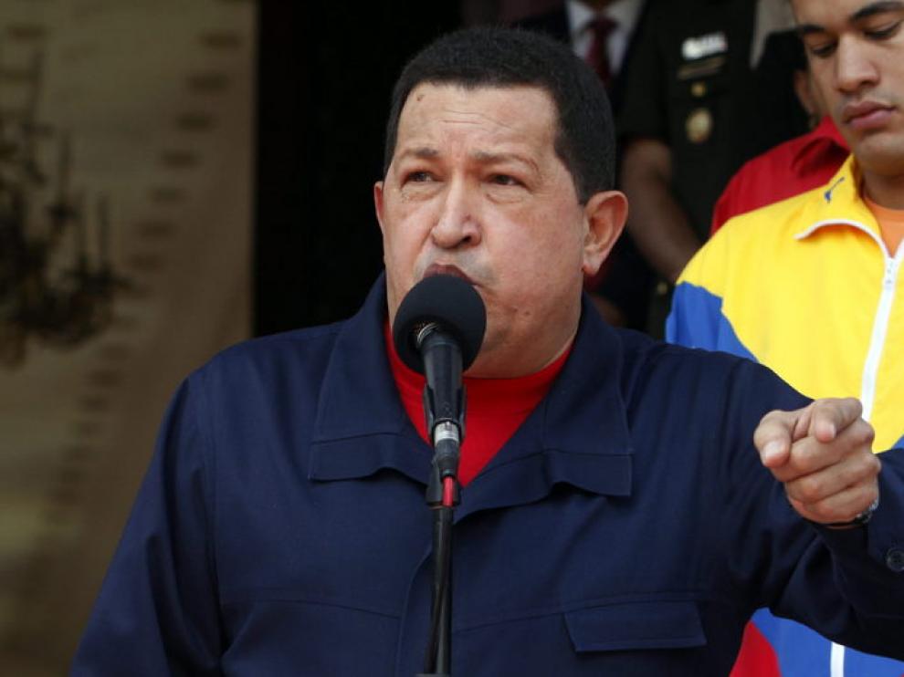 El presidente venezolano Hugo Chávez