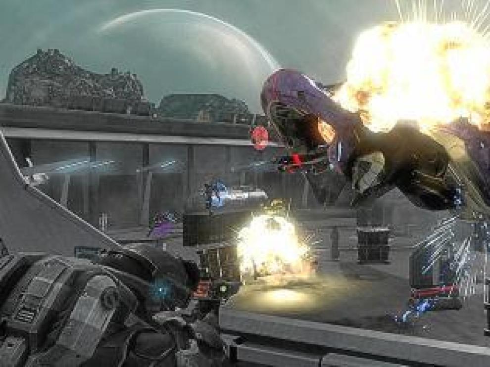 Fotograma del trailer de 'Halo: Reach', publicado ayer por Bungie.