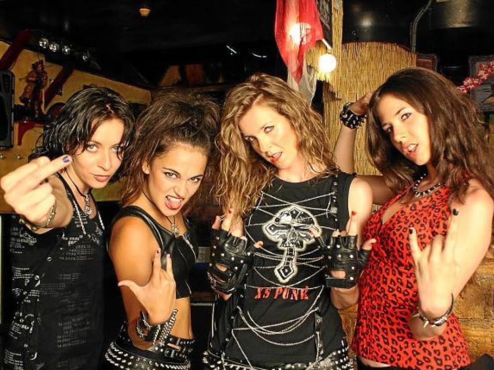 La cuatro actrices que dan vida a las Princess of the Night en 'Road to Wacken'.