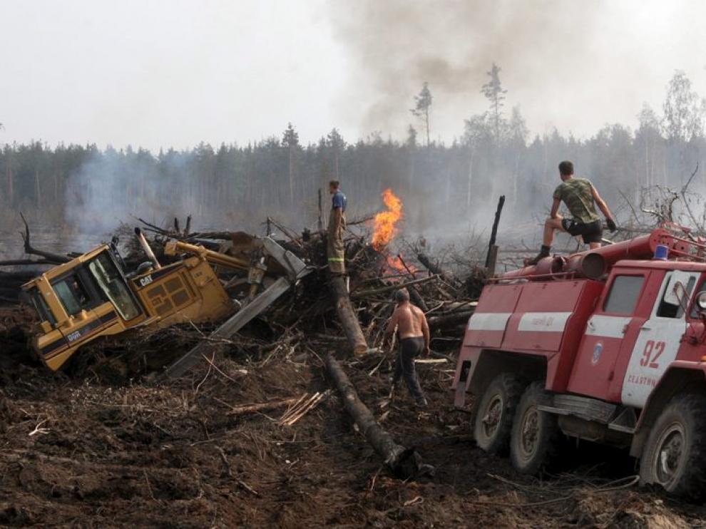 Imagen de un incendio.