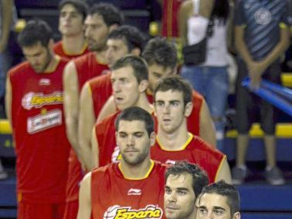 La selección española de baloncesto.