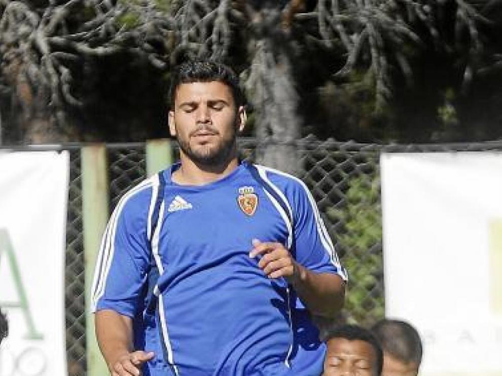 Braulio en un entrenamiento en Navaleno.