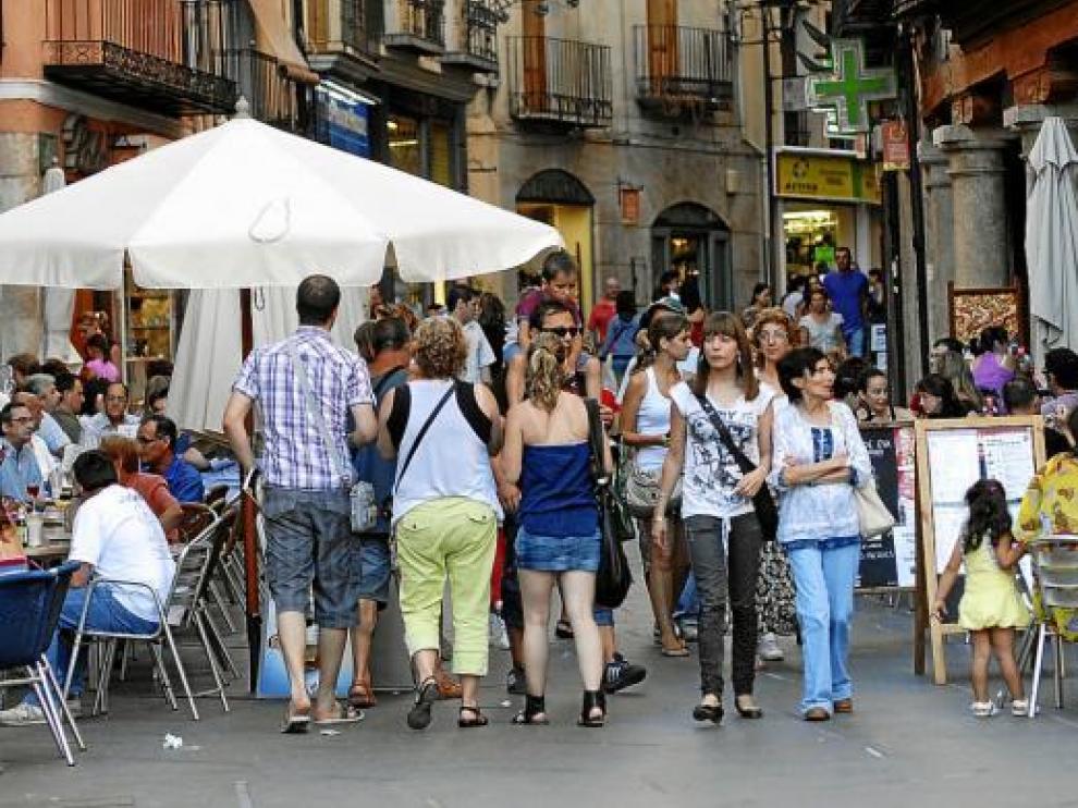 Seis terrazas, denunciadas en Teruel