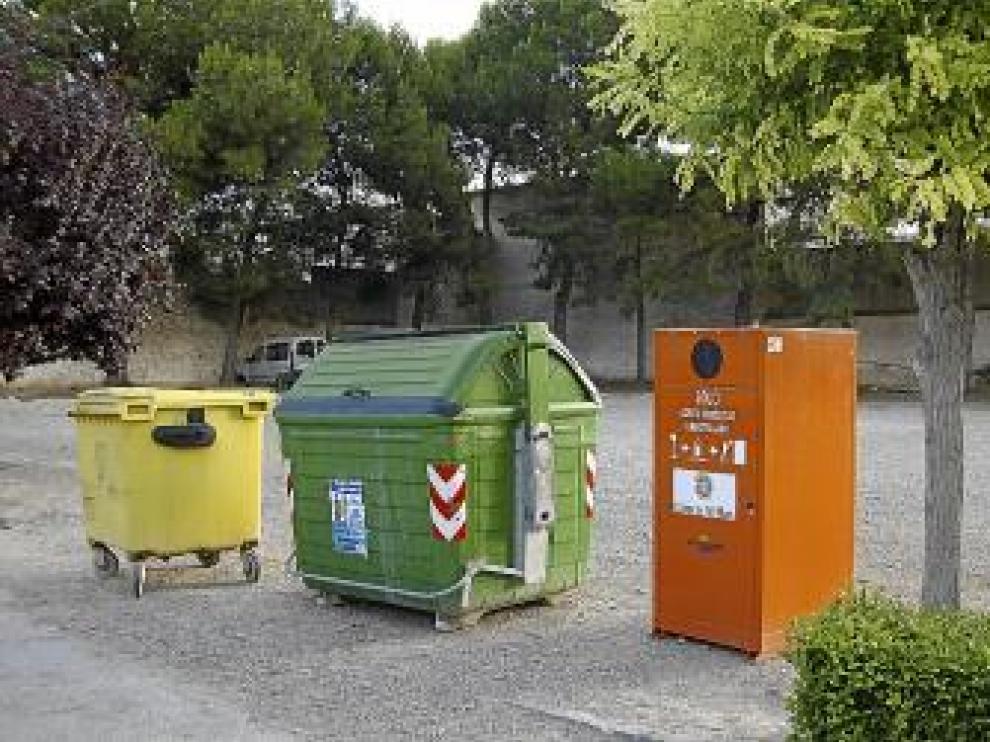 Punto de recogida en el barrio taustano de Santa Engracia.