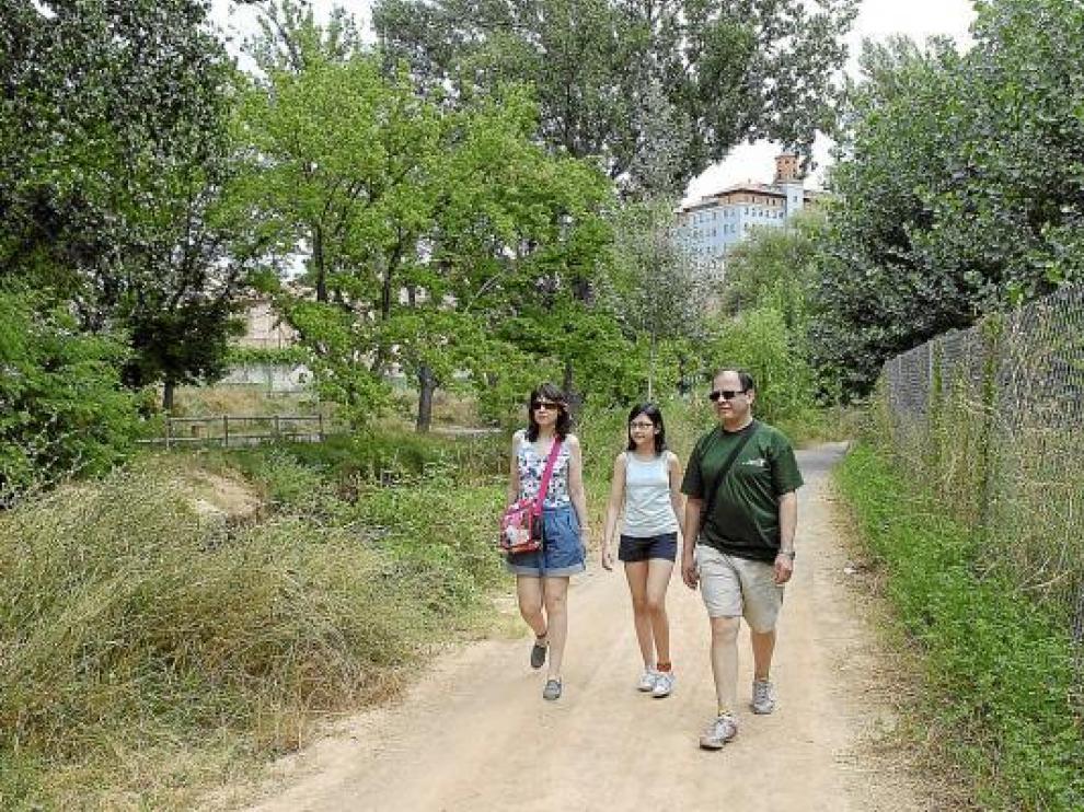 La vega del Turia es una de las zonas de paseo más frecuentadas por los turolenses.