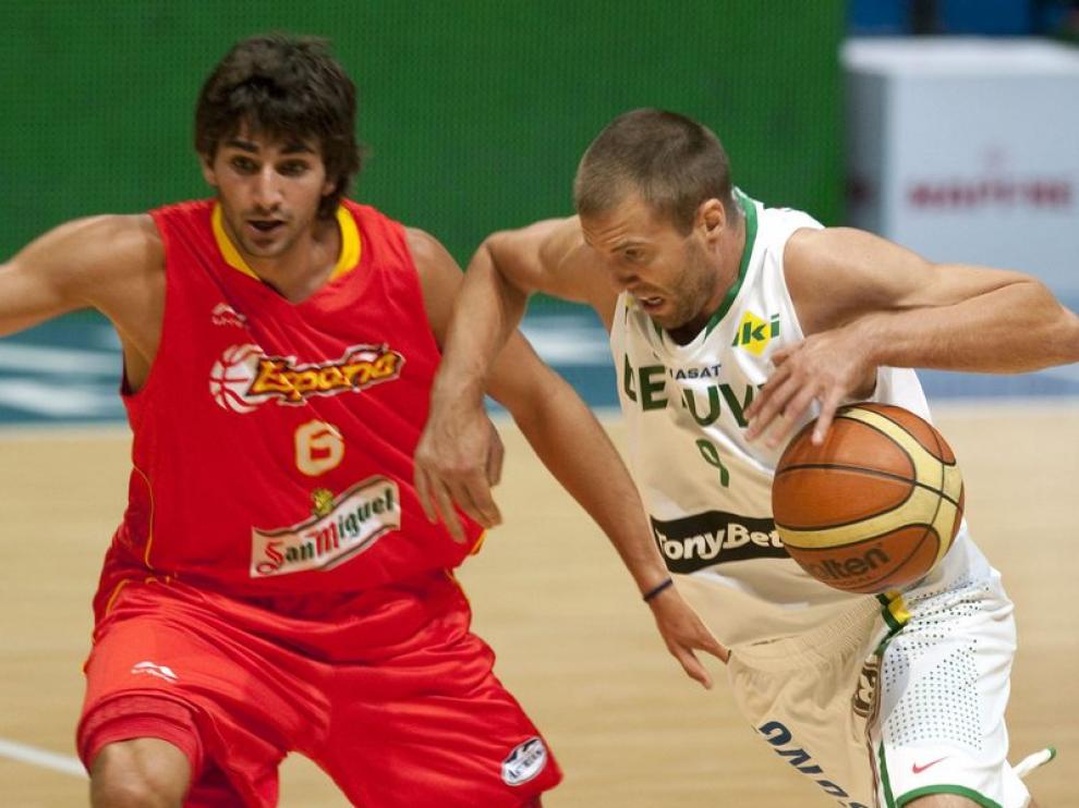 Ricky Rubio, durante el encuentro