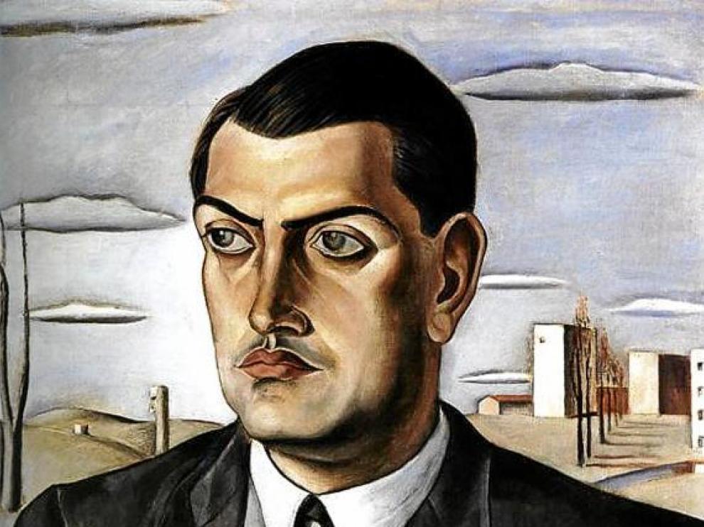 El cineasta Luis Buñuel, pintado por Dalí. Ambos fueron amigos de Bello.