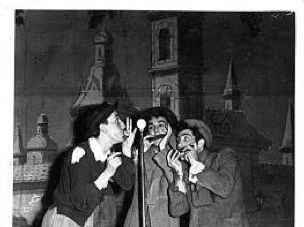 Arturo Grijalba, Luis Mallén y Armando Clemente, quienes constituían el grupo original.