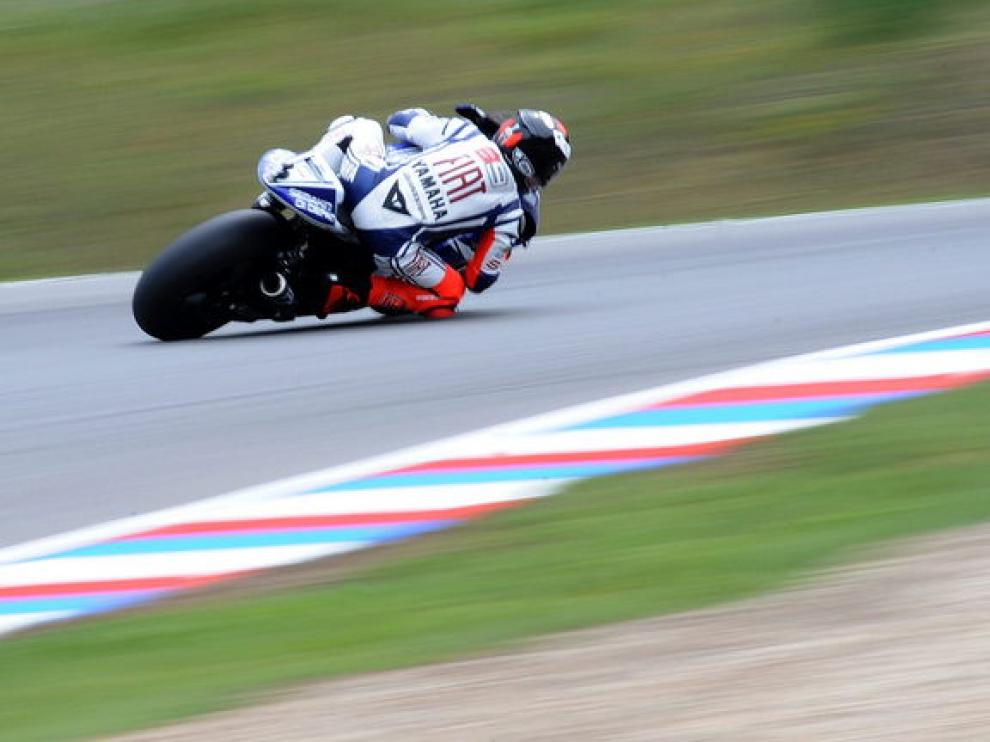 Jorge Lorenzo en el Gran Premio de la República Checa