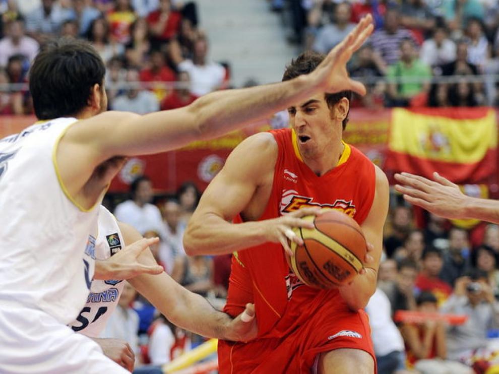 Un momento del partido