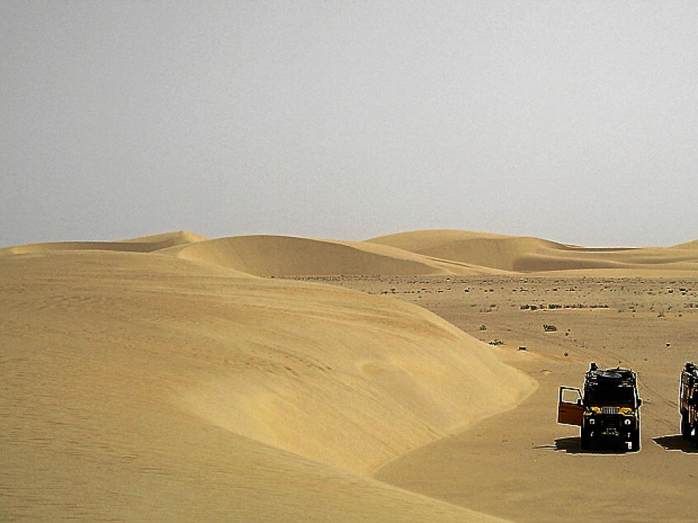 "Nos hemos adentrado en inhóspitos y deshabitados parajes y soportado temperaturas de 50 grados"