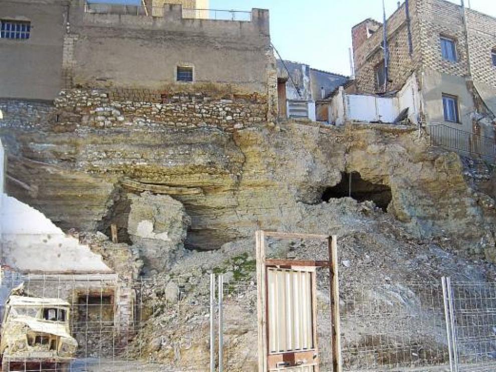 Imagen de archivo de la zona afectada por el derrumbamiento en 2004.