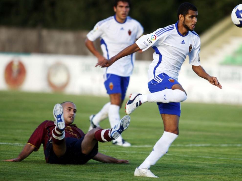 Pablo de Barros en un partido de la pretemporada del año pasado.