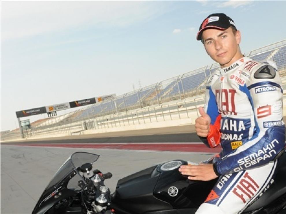 Jorge Lorenzo en Motorland