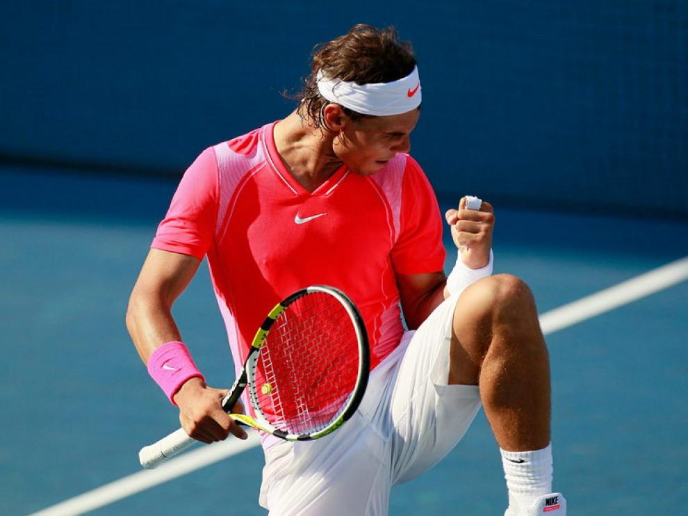 Rafa Nadal al final del partido