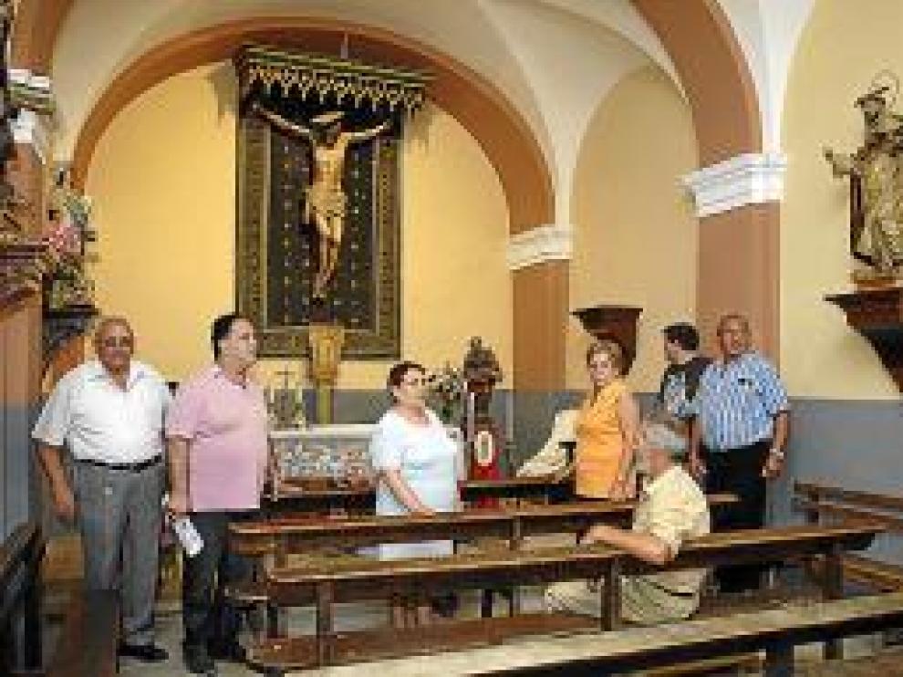 Las misas se celebran ahora en esta ermita.