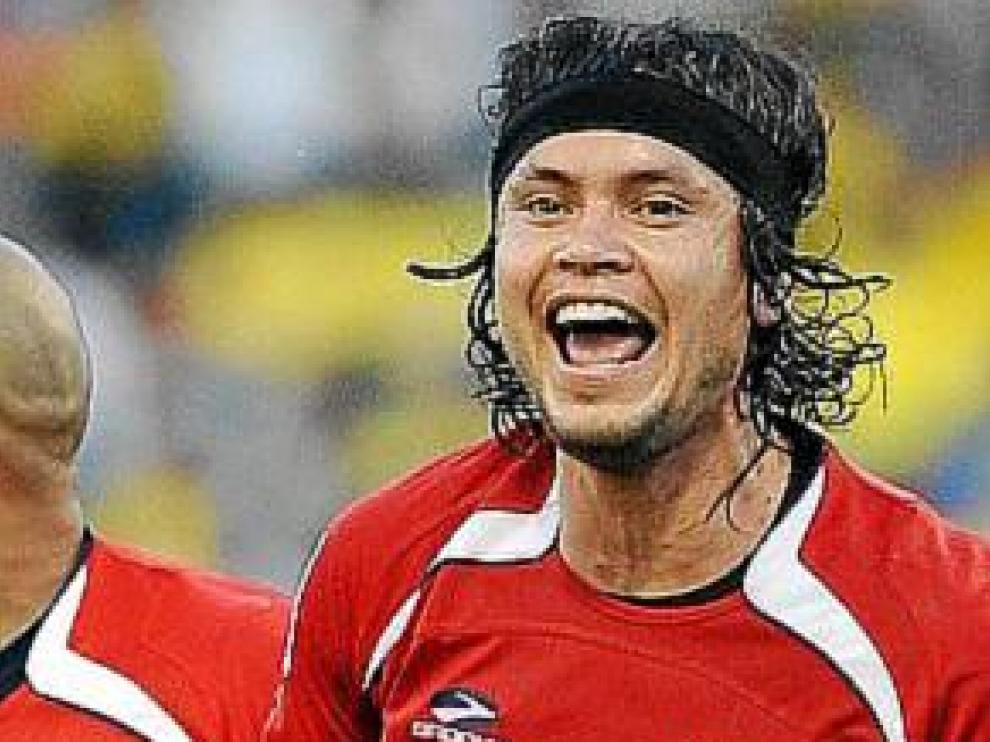 Waldo Ponce, con la selección chilena.