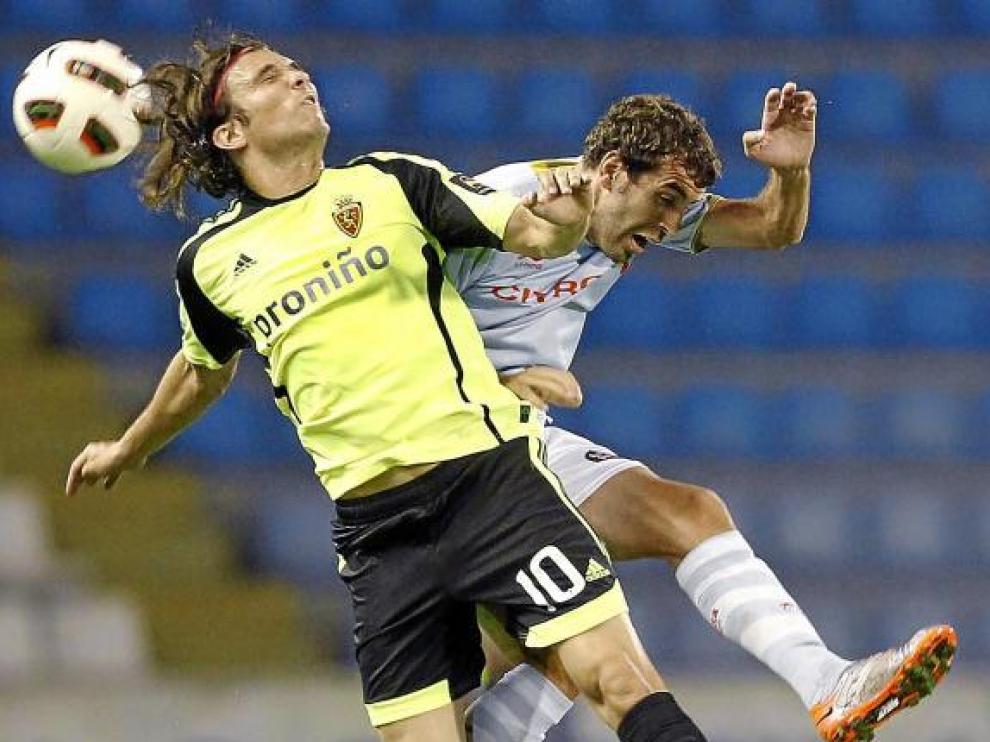 Bertolo se anticipa a un rival