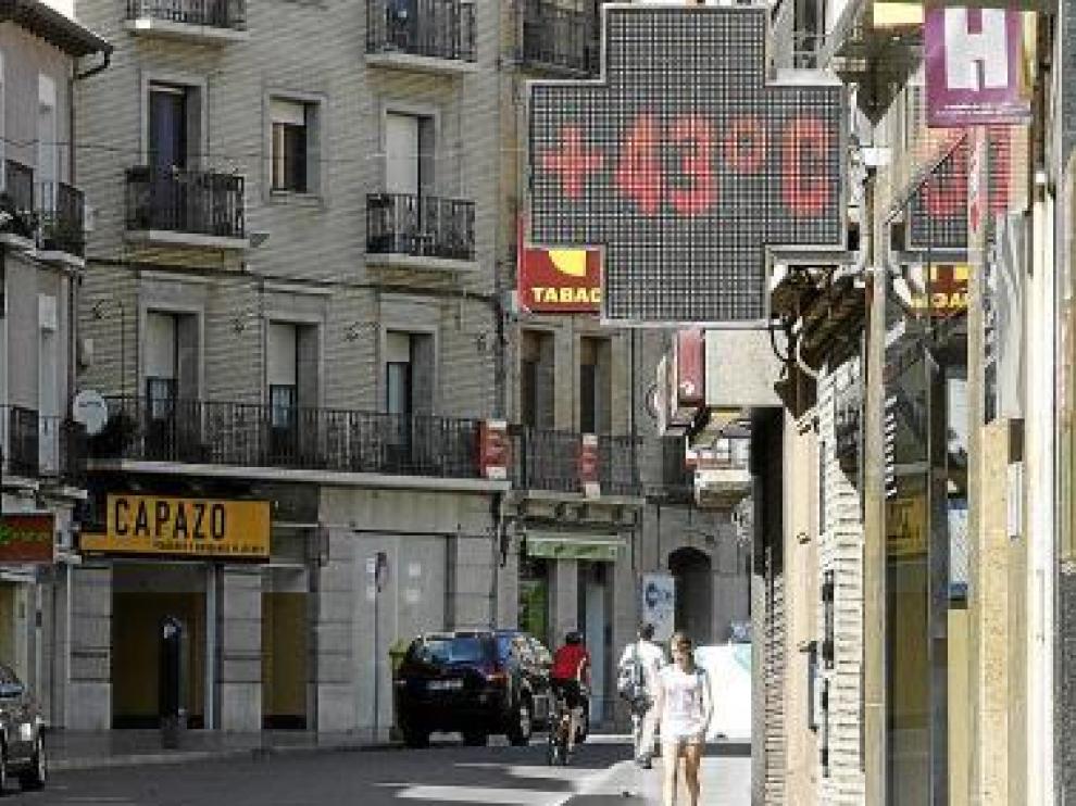 En el Coso Bajo, el termómetro registró ayer 430.