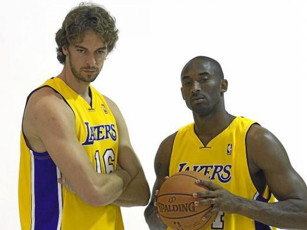 Pau Gasol y Kobe Bryant, grandes ausencias en Turquía.