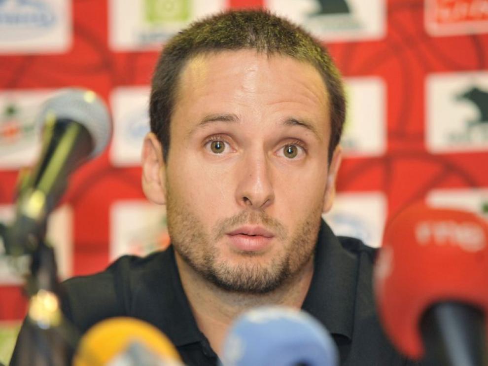 Raúl durante su comparecencia.