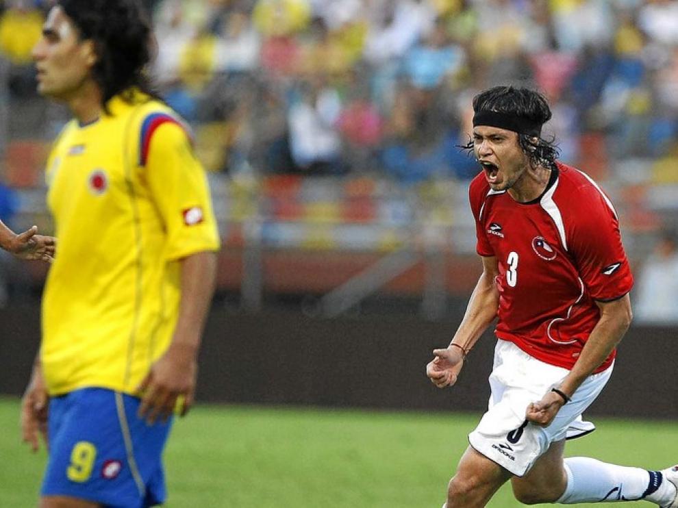 Ponce celebrando un gol