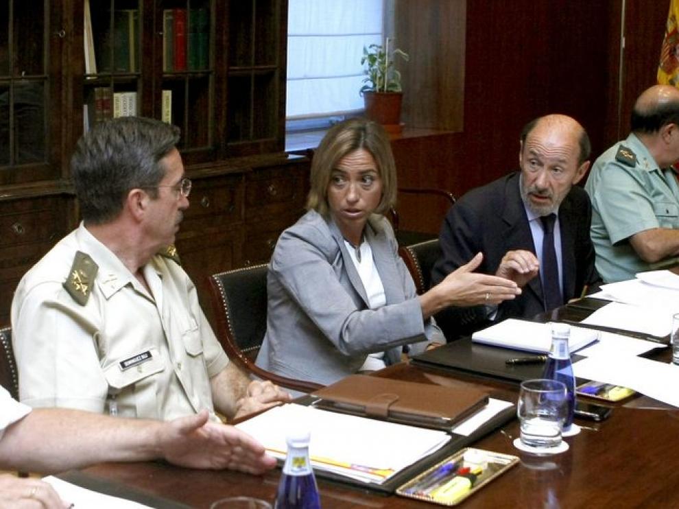 Reunión de Chacón y Rubalcaba