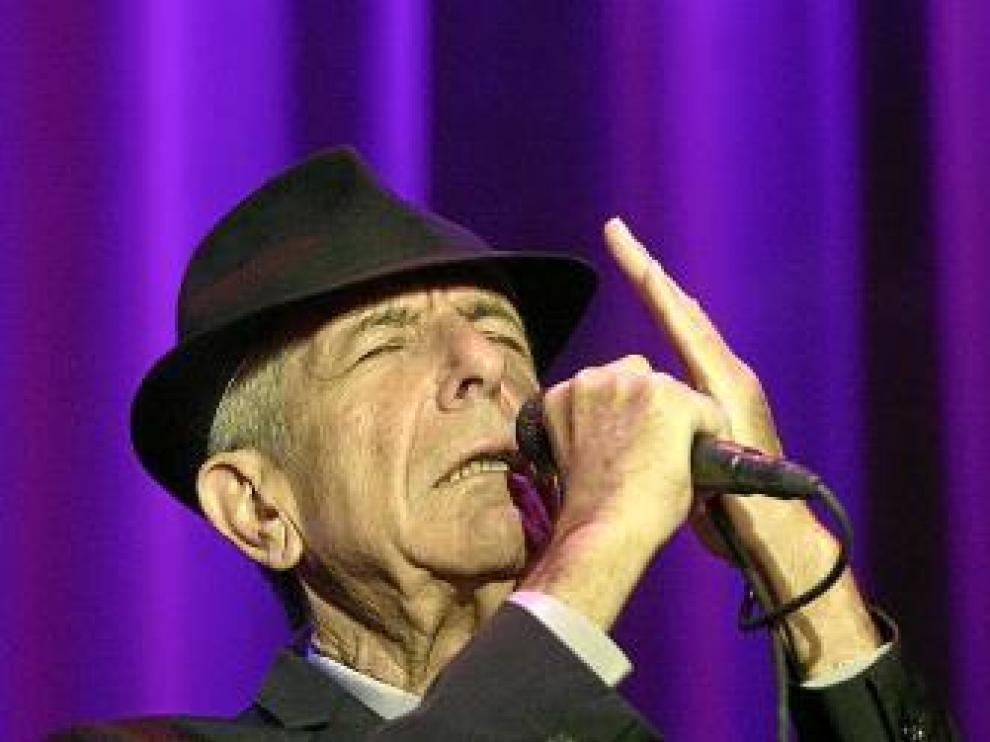 5. Leonard Cohen, durante su concierto del año pasado en Zaragoza.