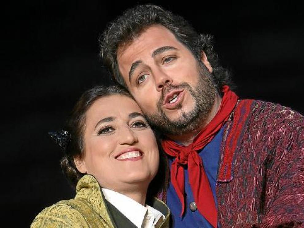El tenor Eduardo Aladrén, interpretando 'La fuerza del destino'.