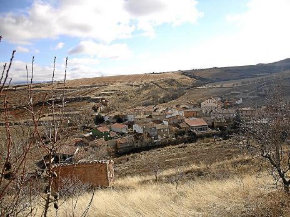 Una vista de Balconchán, en la comarca de Campo de Daroca.