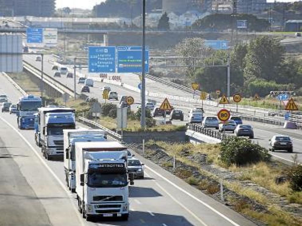 La normalidad fue ayer la constante en los accesos a Zaragoza.