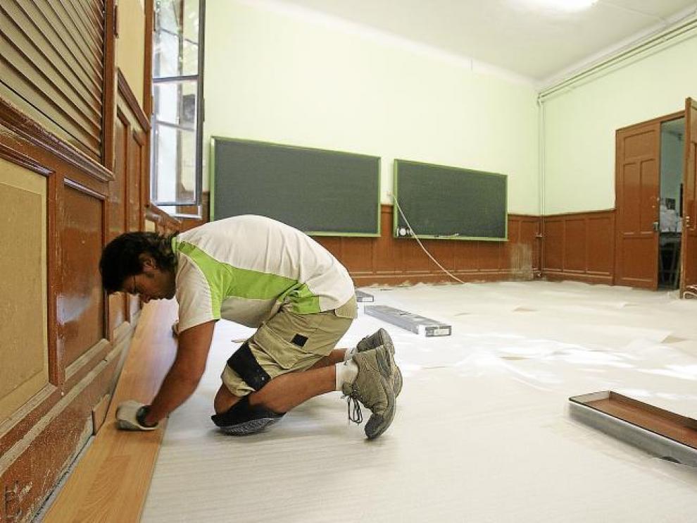 El colegio El Parque lucirá aulas renovadas a partir del viernes.