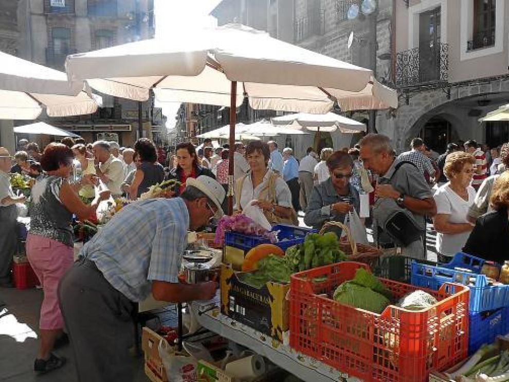 Imagen del mercado medieval.