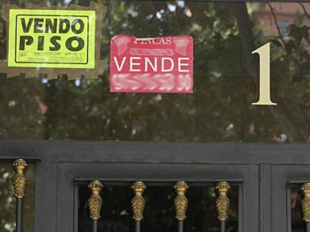 Cada vez son más las viviendas que se ponen a la venta en Aragón.