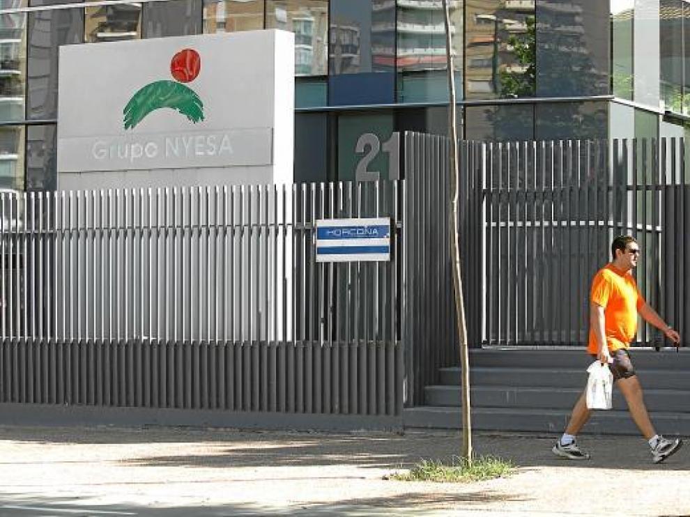 Sede, hasta este año, de la compañía inmobiliaria Nyesa en Zaragoza.