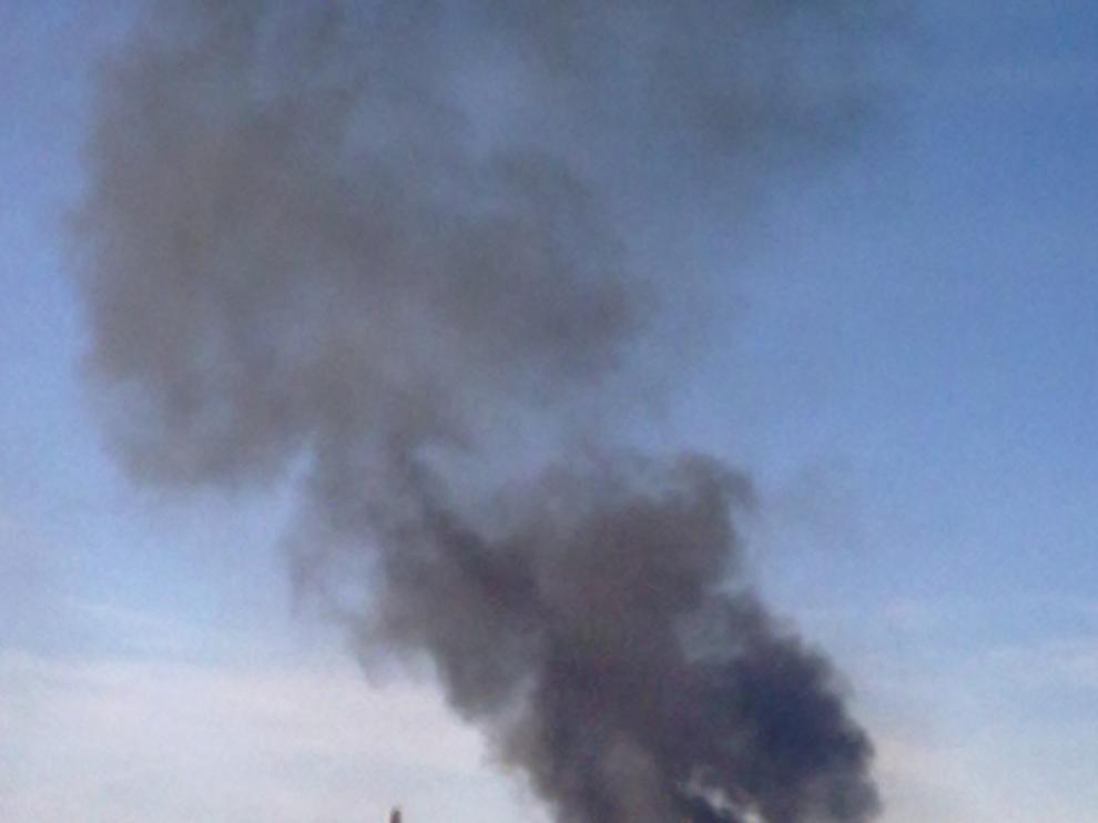 La columna de humo se veía desde Santa Isabel