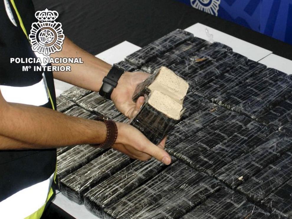 30 kilogramos de heroína incautados en una operación policial en España.
