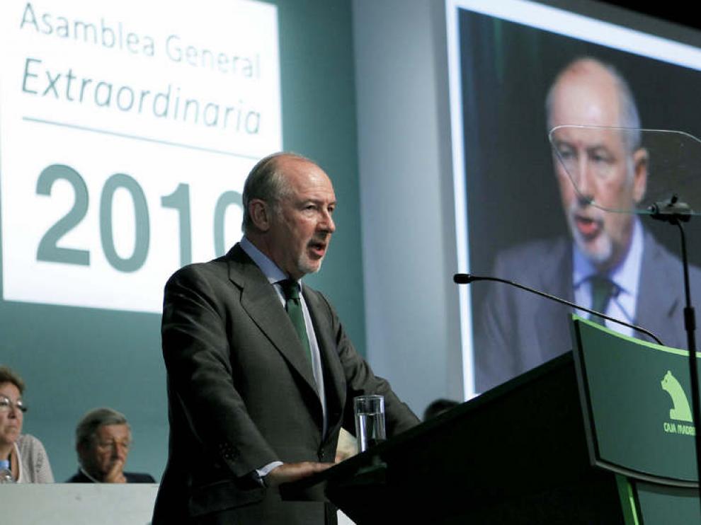 Rodrigo Rato, presidente de Caja Madrid.