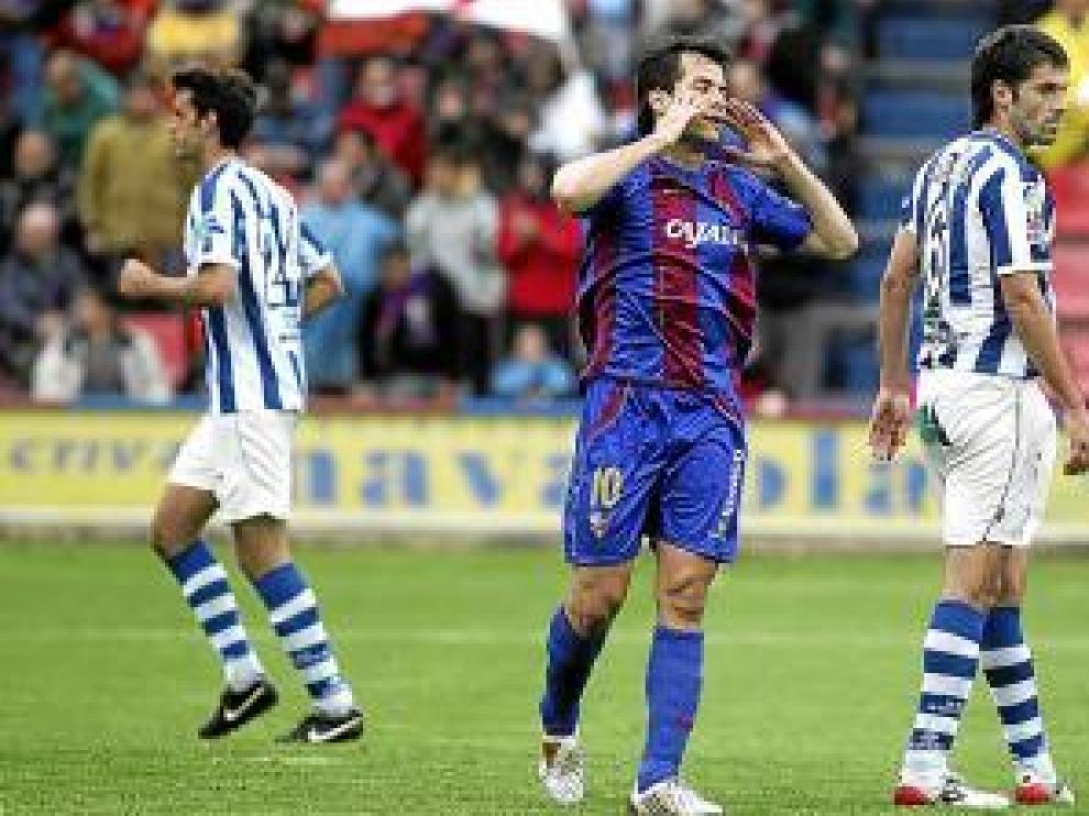 Camacho, en un partido contra la Real Sociedad.