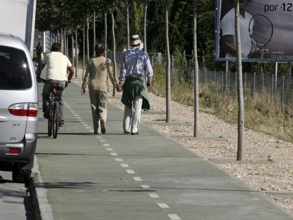 Los patines compartieron la marcha por primera vez con las bicis.