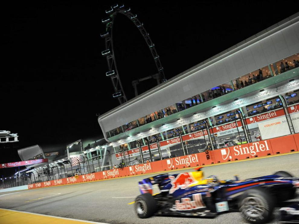 Vettel en Singapur.