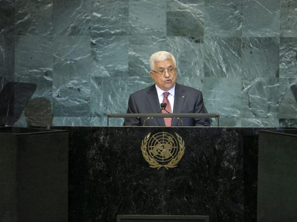 Mahmud Abás en la ONU