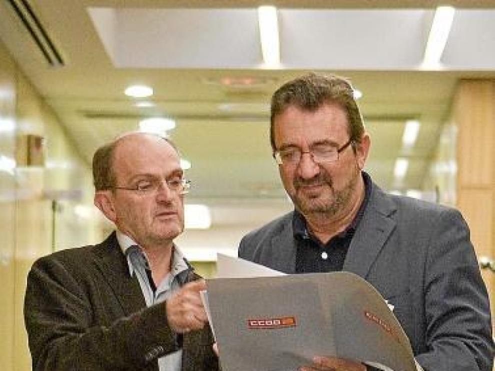 Julián Lóriz y Julián Buey.