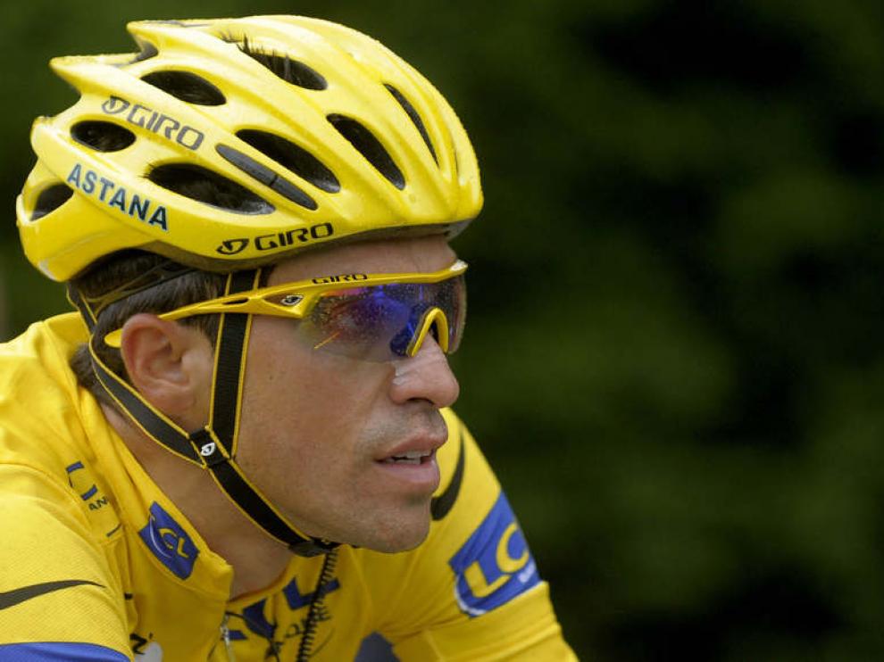 Alberto Contador, en el Tour de Francia