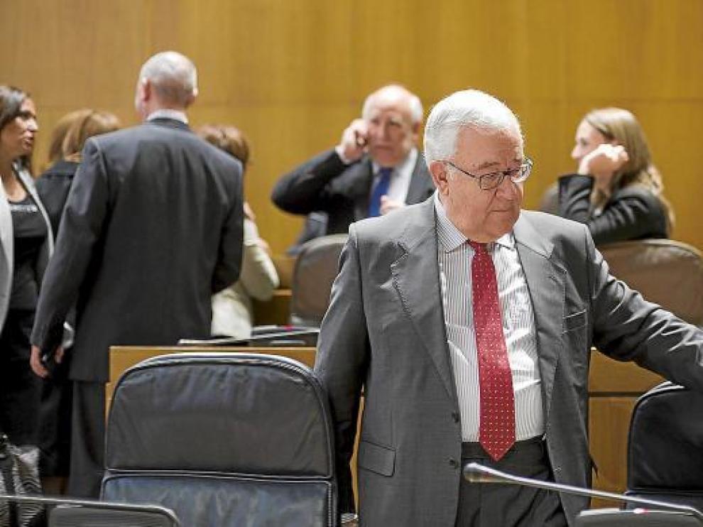 José Ángel Biel en el pleno del jueves.