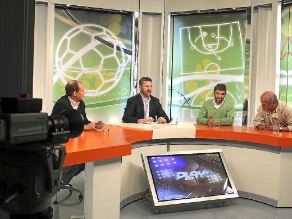 Nayim, anoche en la tertulia de ZTV