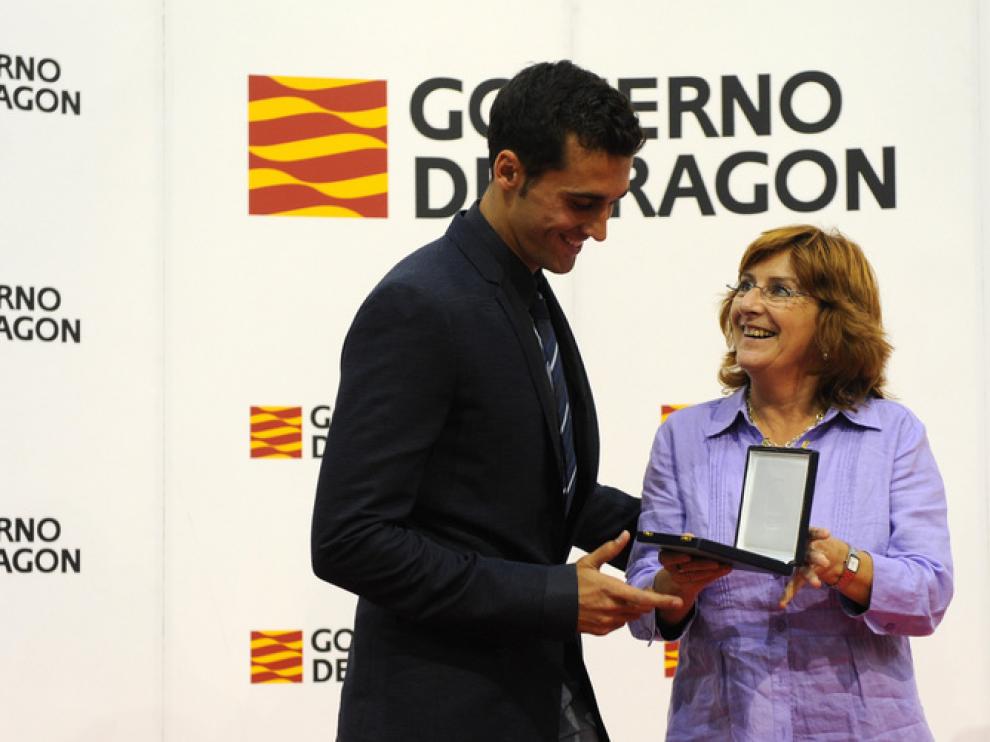 Momento de la entrega.