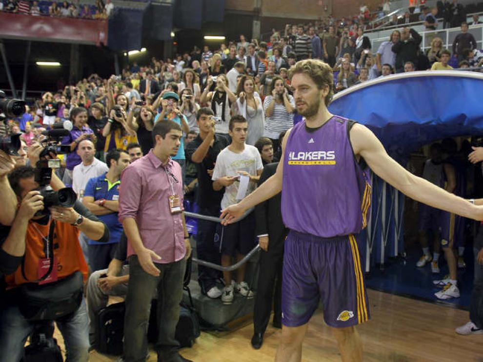Pau Gasol en Barcelona
